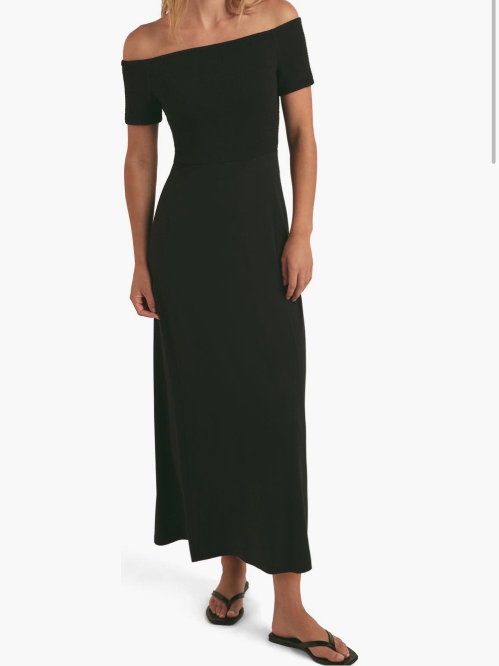 Favorite Daughter Genevieve Off the Shoulder Maxi Dress